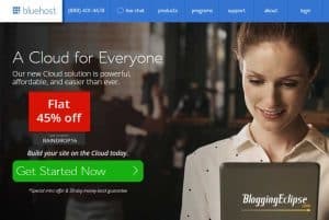 Bluehost india Cloud