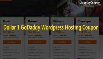 Dollar 1 GoDaddy WordPress Hosting Coupon