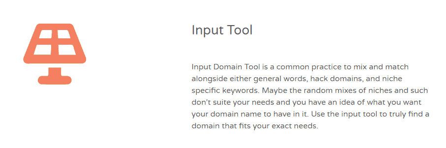 Input Tool of FlameDomain