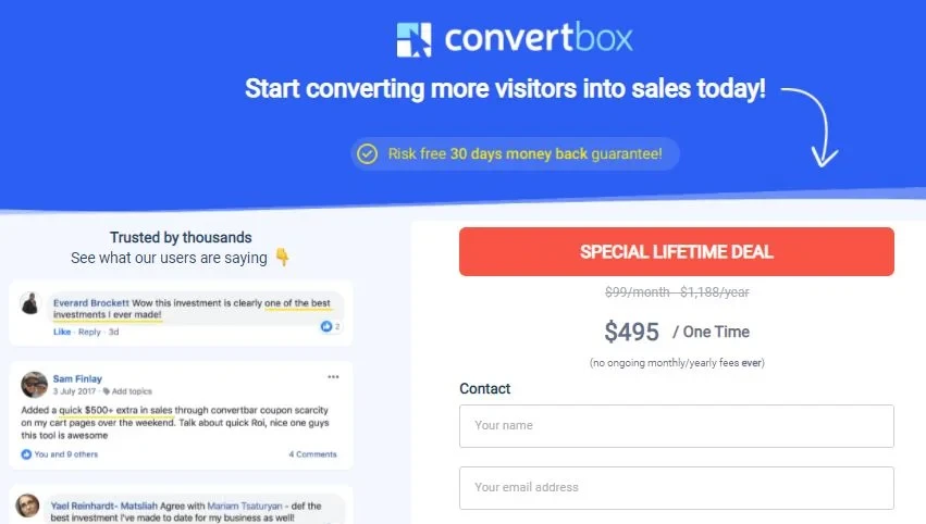 ConvertBox Pricing